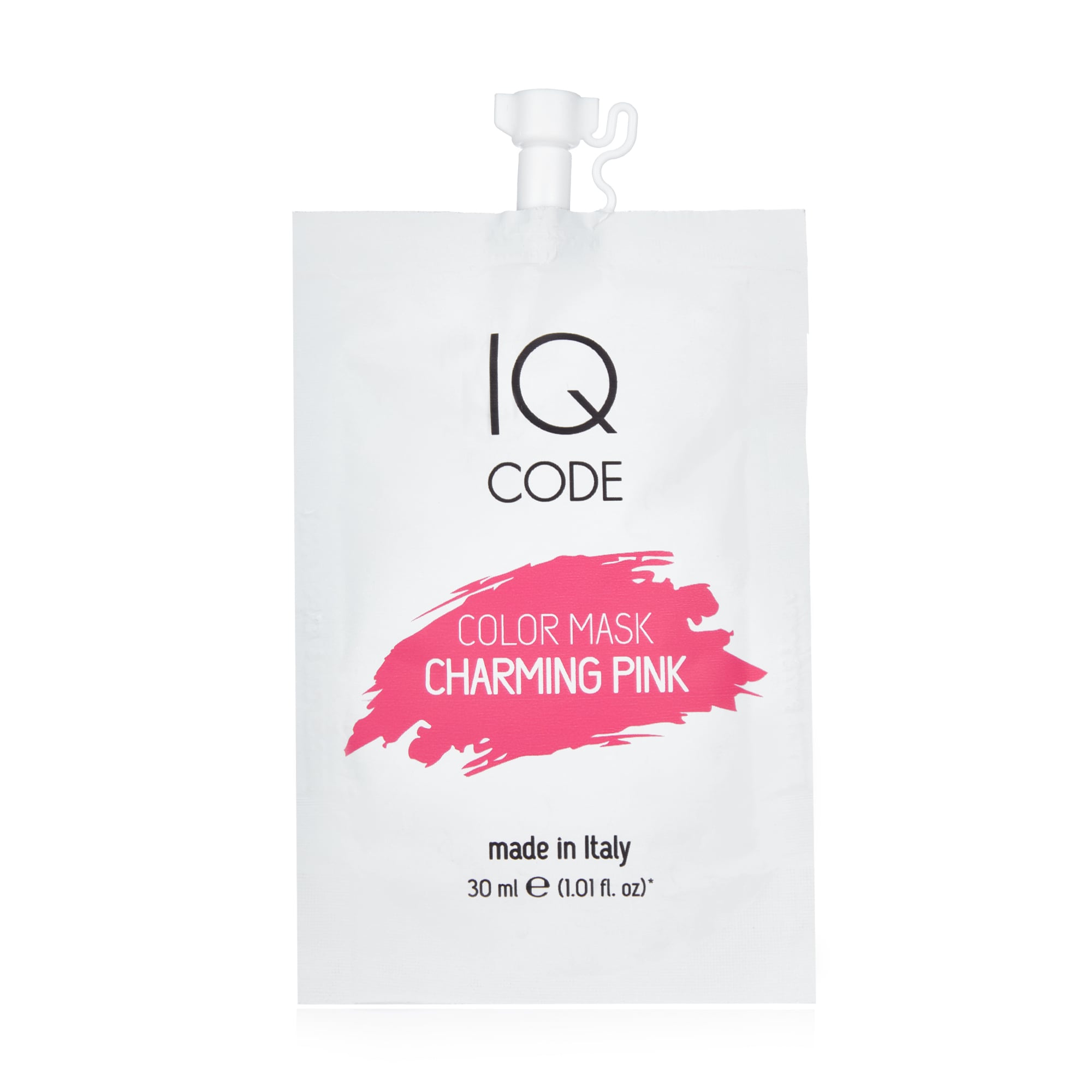 Тонувальна маска для волосся IQ code Color Mask Чарівний рожевий (Charming Pink), 30 мл